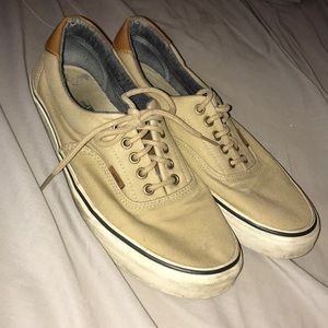 Vans shoes size 10.5 canvas light brown